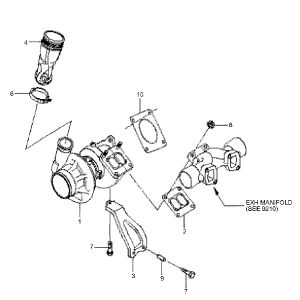 Turbocharger 4089714 4033351 4038790 3599355 4038790 3599356 4033351H Turbo HX25W for Cummins Engine 4B3.9 6B5.9
