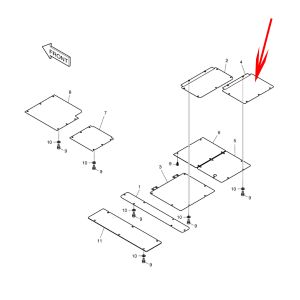 Under Cover 621-01765A 62101765A 621-01765B 62101765B For Doosan Solar 340LC-V