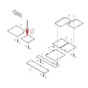 Under Cover 621-01781A, 62101781A For Doosan Solar 340LC-7 420LC-V from www.soonparts.com