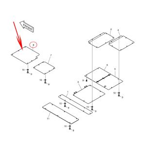 Under Cover 621-01782A 62101782A For Doosan Solar 340LC-7 340LC-V 420LC-V