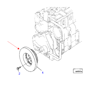 vibration-damper-1307-695-h1-1307695h1-for-komatsu-wheel-loader-wa380-3-engine-s6d114e