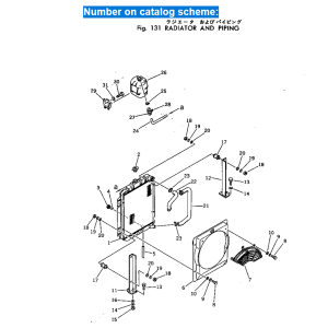 Water Radiator Core ASS'Y 20S-03-11212 20S0311212 for Komatsu Excavator PC30-1 PC30-3 PC30-5 PC30-6