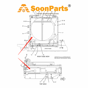 Buy Water Tank Radiator 468-3843 for Caterpillar Excavator Cat 324D 325D 329D from WWW.SOONPARTS.COM online store