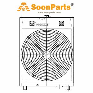 Buy Water Tank Radiator 8N-4880 for Caterpillar Generator Cat 3406 3406B 3406C 3408B 3408C 3408E 3412 3412C 3412E G3406 G3408 from WWW.SOONPARTS.COM online store