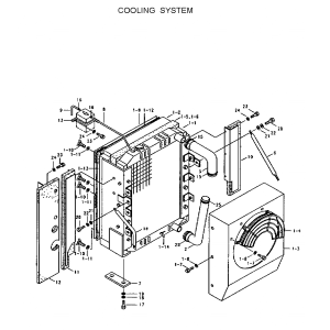 Wassertank-Kühler-ass-y-11e4-4002-11e44002-für-Hyundai-Bagger-r200w-r200w-2