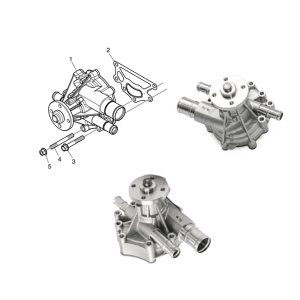 Water Pump 400921-00214C 400921-00214B for Doosan Daewoo Excavator DX57W-5