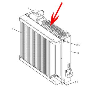 Water Radiator CA1862723, 186-2723, 1862723 For Caterpillar Engine 3054 Caterpillar Pneumatic Compactor PF-300C PS-150C from www.soonparts.com