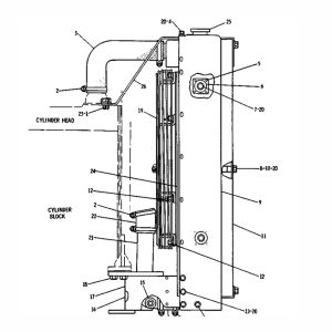 Water Radiator CA3N6693, 3N-6693, 3N6693 For Caterpillar CAT Engine 3304 3306 from www.soonparts.com