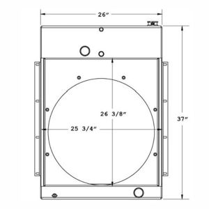 Water Radiator CA7X8156, 7X-8156, CA1019606, 101-96066 For Caterpillar Engine 3116 Caterpillar Vibratory Compactor CP-563 CS-531 CS-533 CS-573 from www.soonparts.com