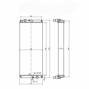 Buy Water Tank Radiator 1P-6101 for Caterpillar Tractor Cat  772 641B 650B 657B Caterpillar Track 773 from WWW.SOONPARTS.COM online store