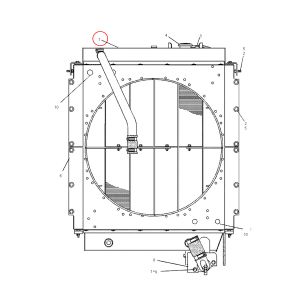 Water Tank Radiator 1W-9440 1W9440 CA1W9440 1W-9441 1W9441 CA1W9441 For Caterpillar CAT Engine 3204 Caterpillar Wheel Loader 916 926 926A G916 G926