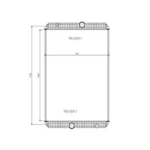 Water Tank Radiator 599-2537 CA5992537 5992537 For Caterpillar CAT Engine C7.1 C9 C9.3 Caterpillar Wheel Loader 972L 966L 950L