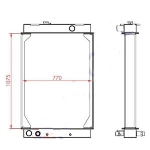 Water Tank Radiator Ass'y 4202-9068B, 4202-9068A, 4202-9068B, 4202-9068A For Doosan MEGA 400-III from www.soonparts.com