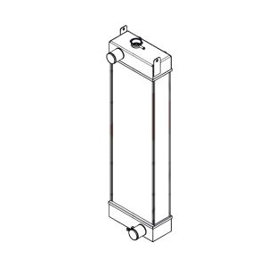 Water Tank Radiator ASS'Y YY05P00031S001 for Kobelco Excavator 140SR ED150 ED150-2 SK135SRLC-2 SK140SRLC