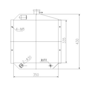 Water Tank Radiator CA1547876, 154-7876, 1547876 For Caterpillar Engine 3003 Caterpillar Mini Hydraulic Excavator 301.5 from www.soonparts.com