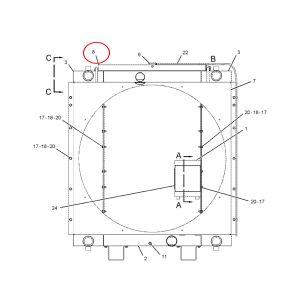 Water Tank Radiator CA2874788 287-4788 2874788 For Caterpillar CAT Engine C27 C32 Caterpillar Petroleum Transmission TH48-E70