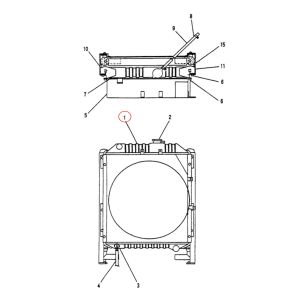 Water Tank Radiator LE05P00004F1 For Kobelco Excavator SK60-5 from www.soonparts.com